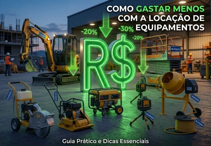 Como gastar menos com a locação de equipamentos